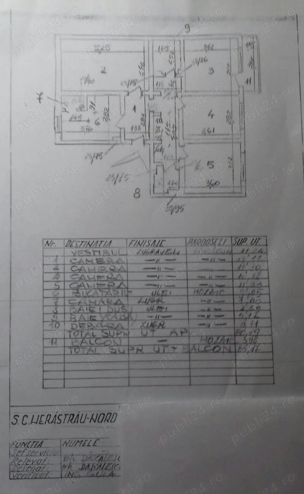 Vanzare apartament 4 camere Baneasa
