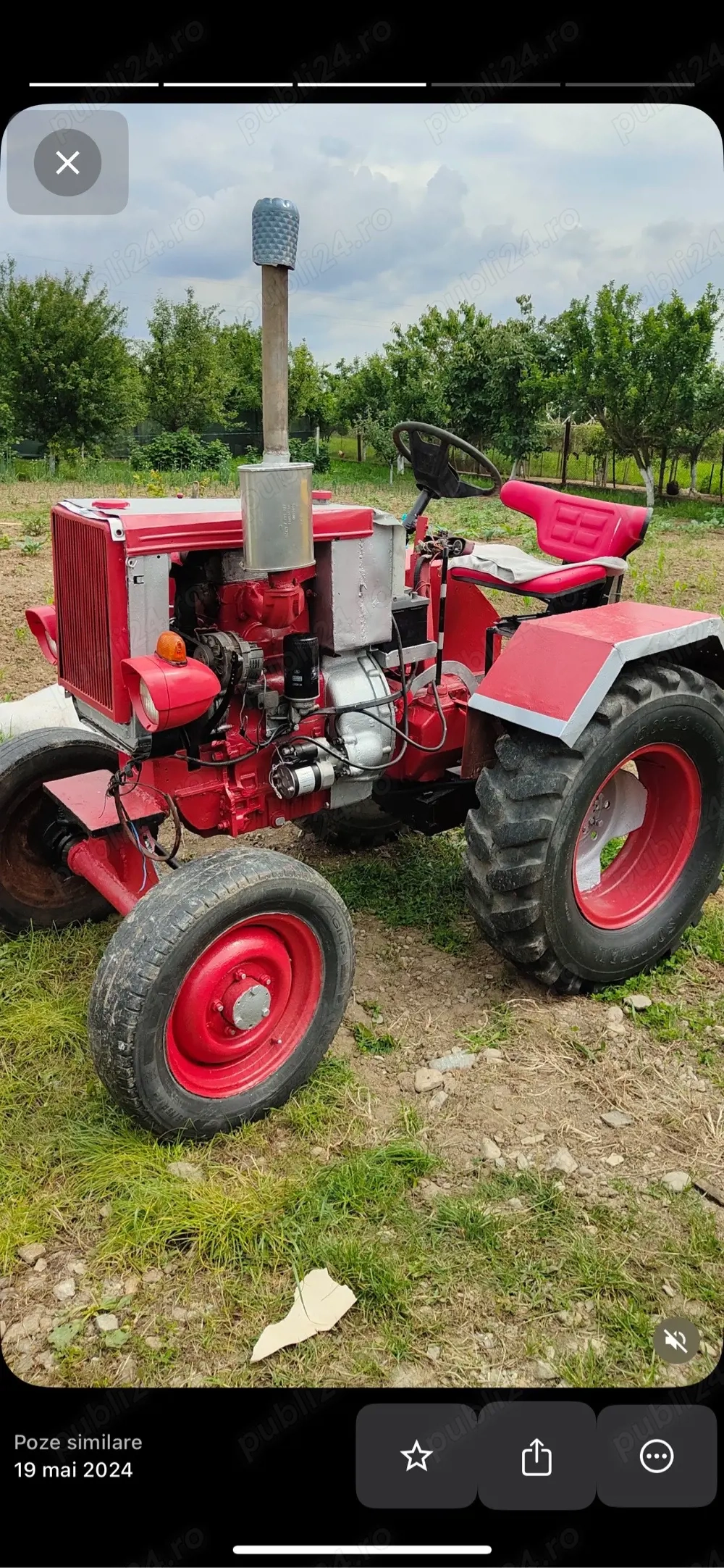 Tractor ursus C 335 modificat 4x4 32 cp 2 cilindri 