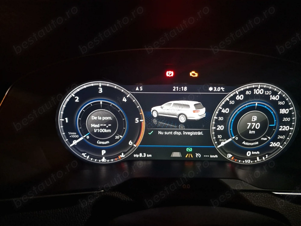 VW Virtual Cockpit   AID 3G0 920 790 D   Passat B8   Superb   Arteon   Stare impecabilă   3000 lei