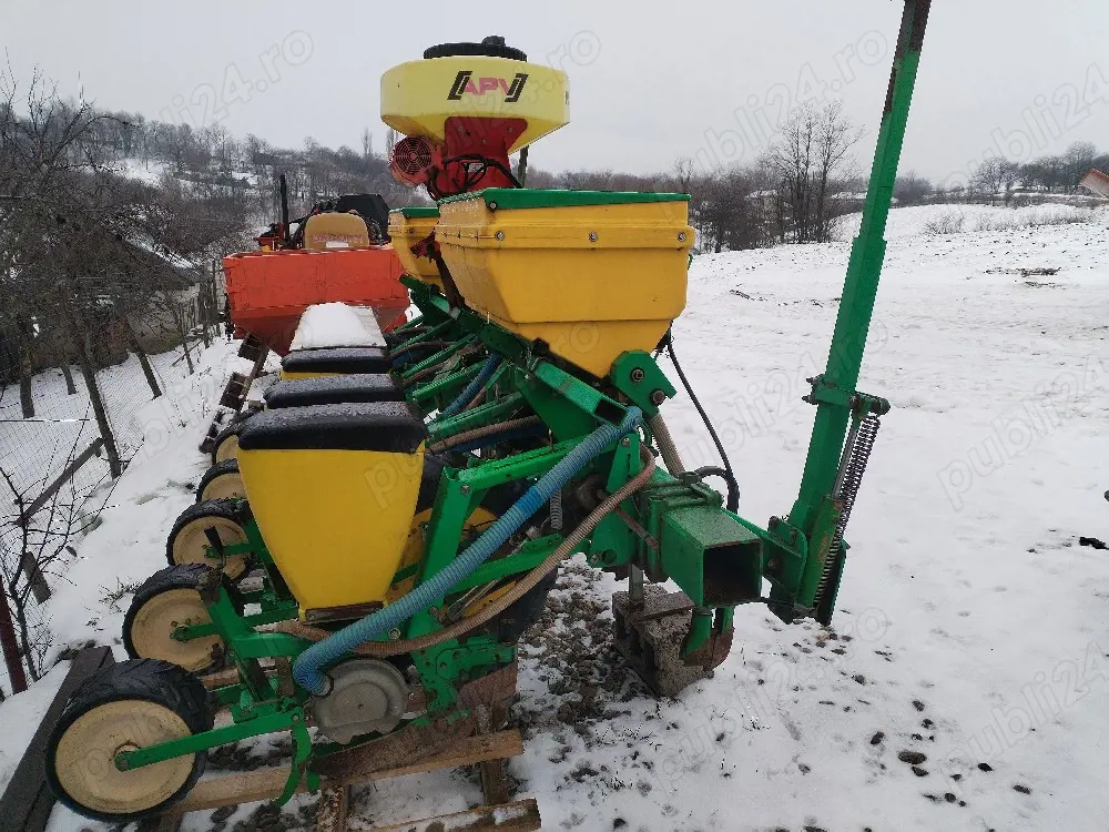 Semănătoare porumb sfoggia, gaspardo 6 rânduri 