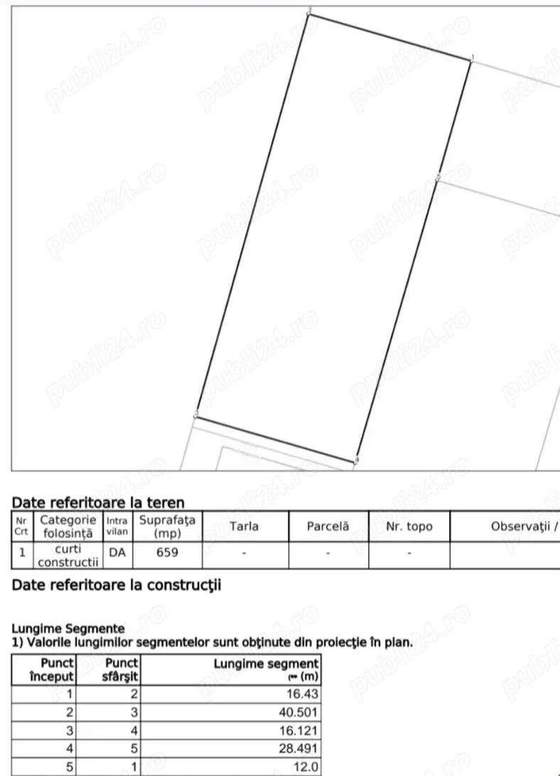 Teren in Mosnita la asfalt langa Esso