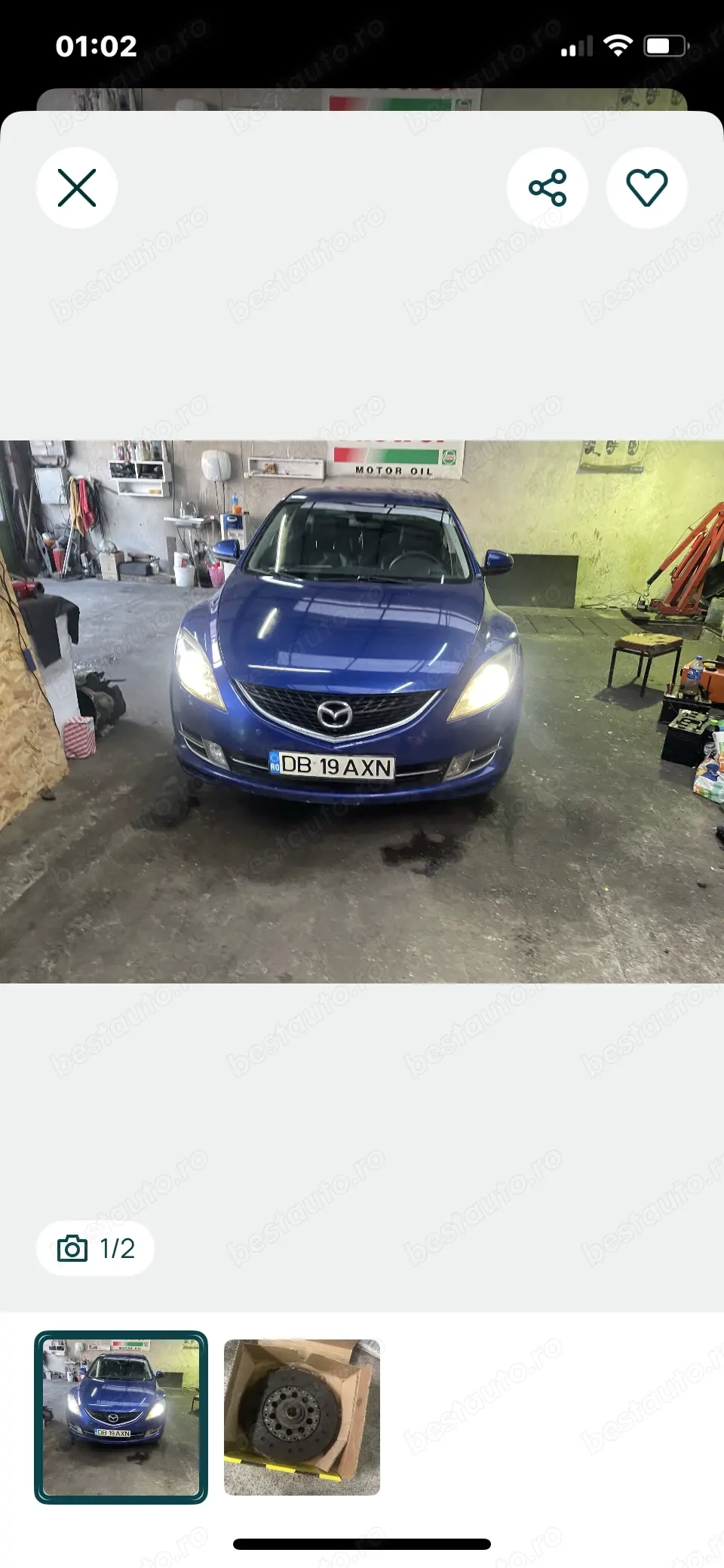 Ambreaj mazda 6 d  an 2009