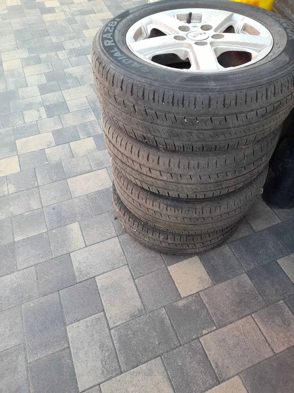 Jante aluminiu cu amvelope VW T5-vară