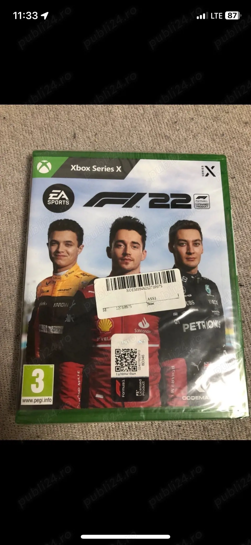 F1 22 Xbox series x sigilat 