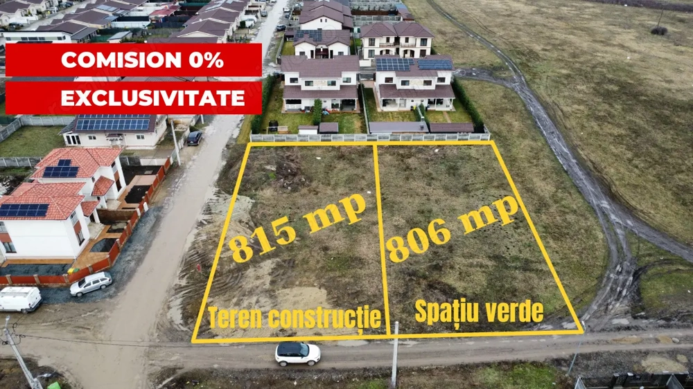 Comision 0% - Parcela teren - Drumul Boilor - langa noul Lidl