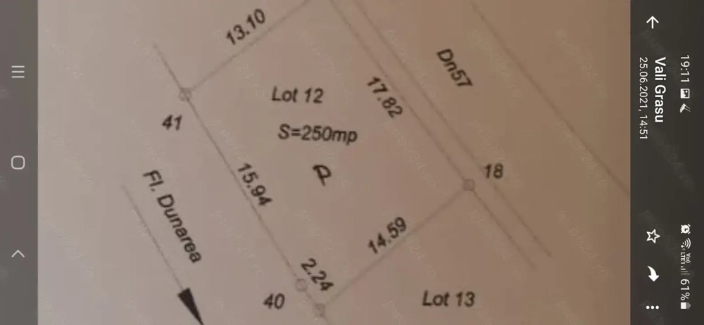 teren dunare ,la 2 km de Svinita 