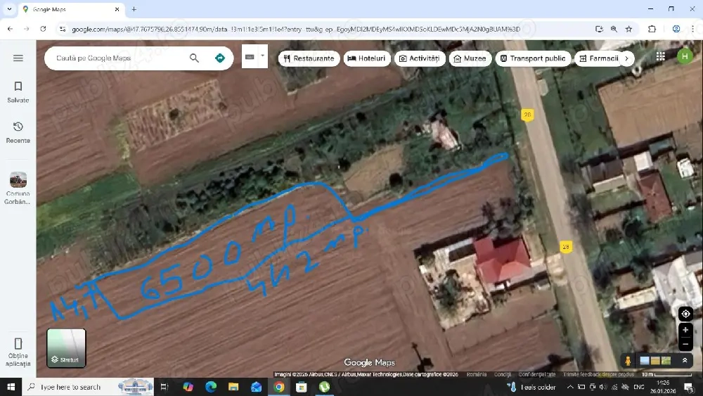 Teren vanzare Gorbanesti 