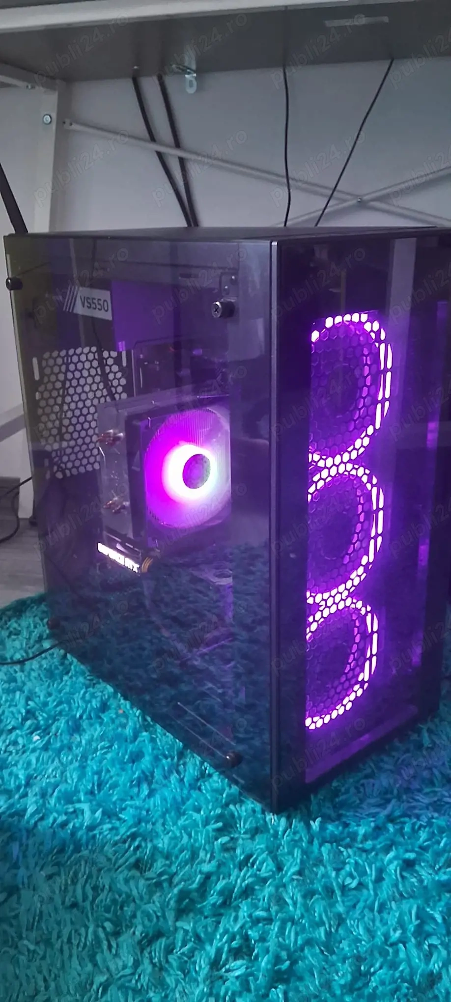 PC gaming ryzen 5-5500, RTX 3060 12Gb, 16Gb RAM, SSD 1,5 T, Dell 25