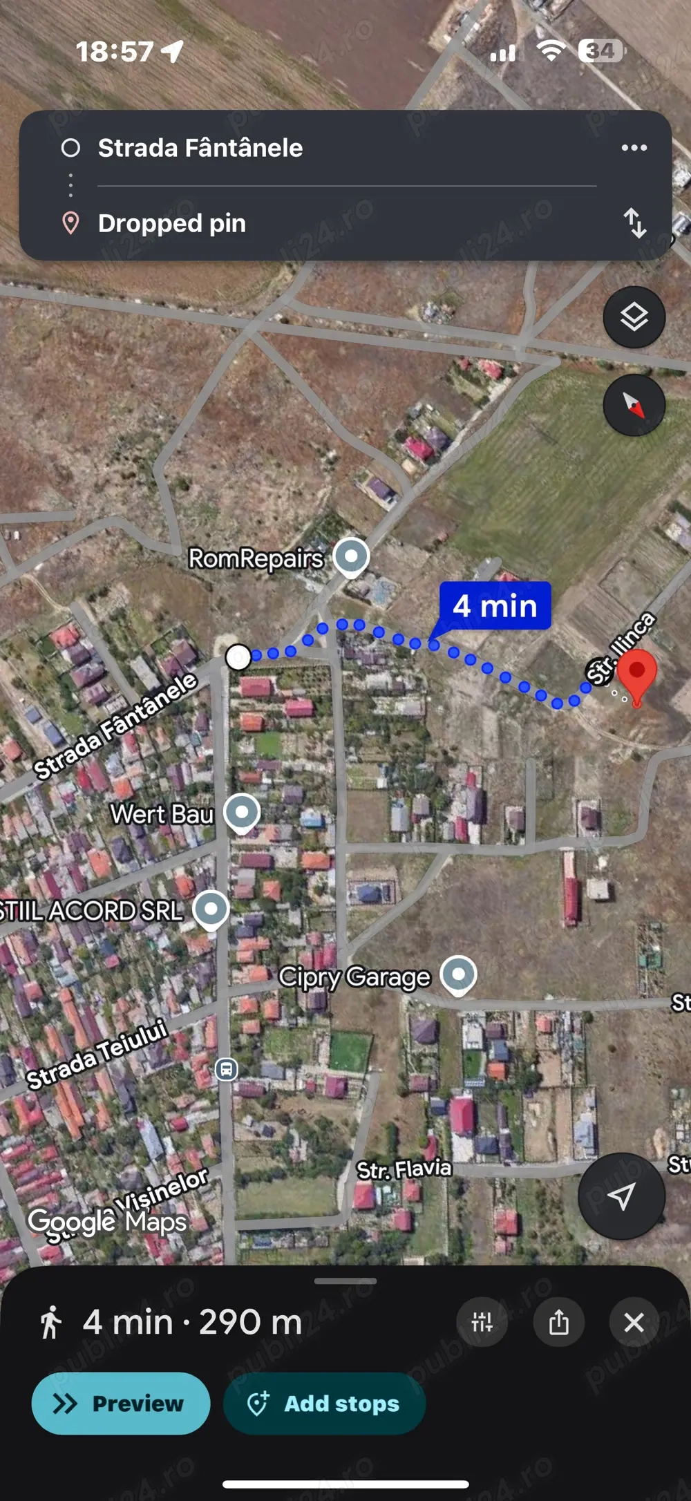 Teren de vânzare zona Km-5 440mp