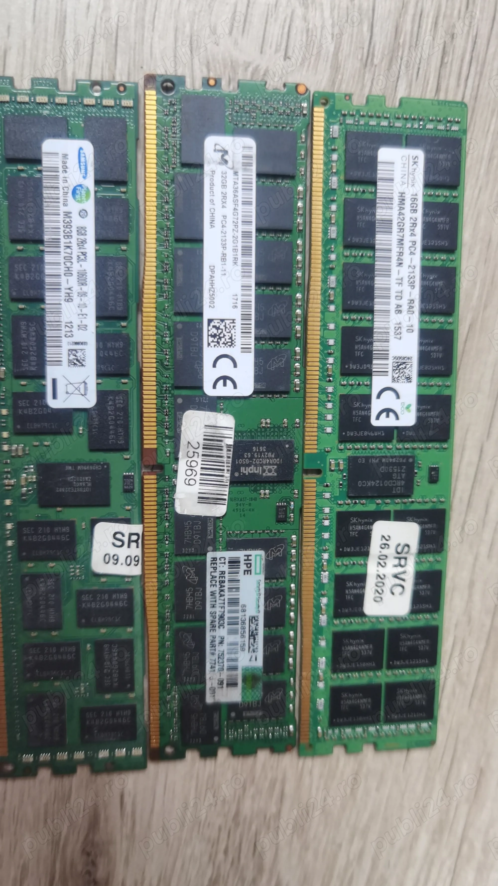 Rami 8 16 32 gb server 