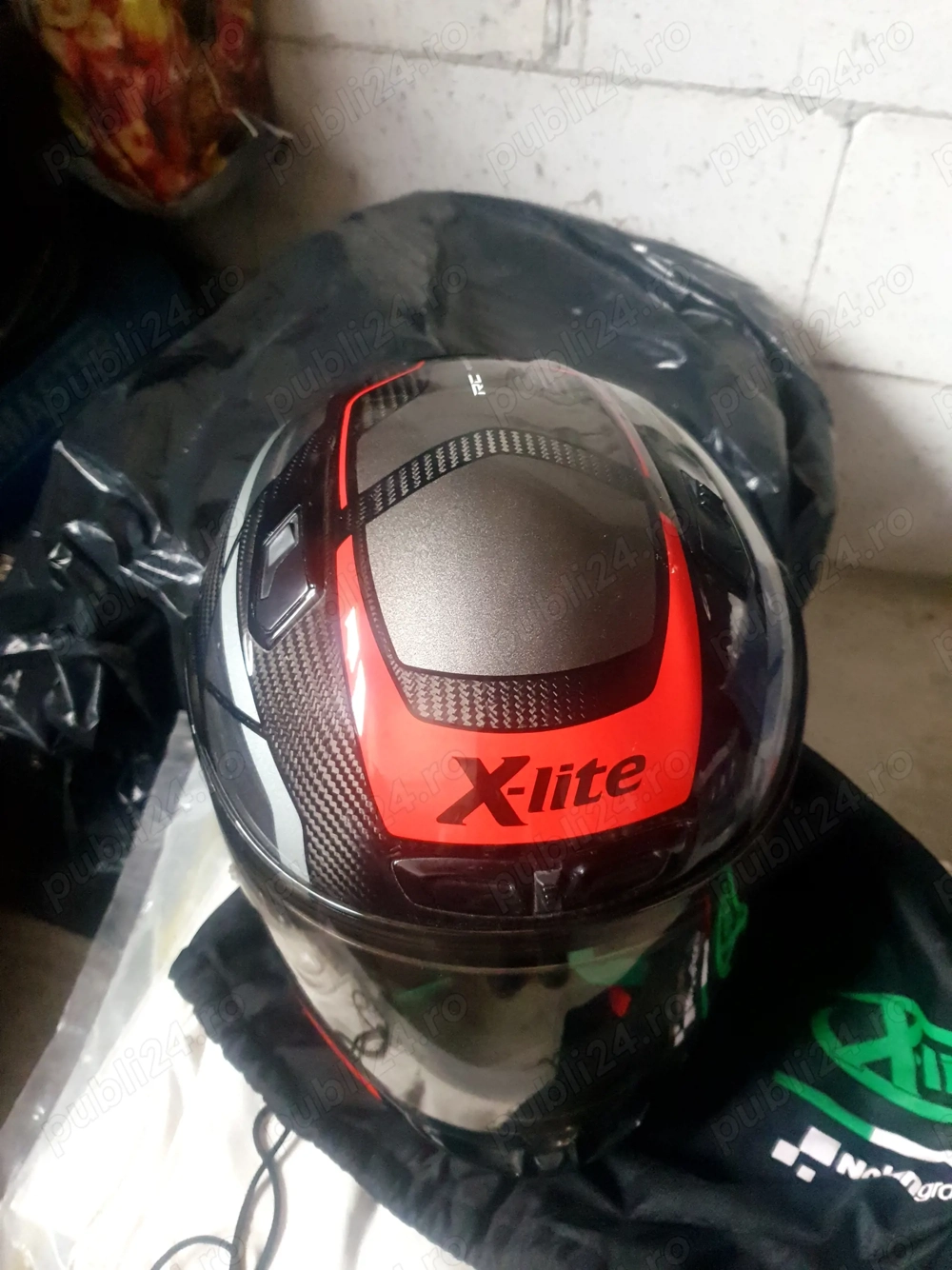 Casca Moto X.Lite Fibra de Carbon