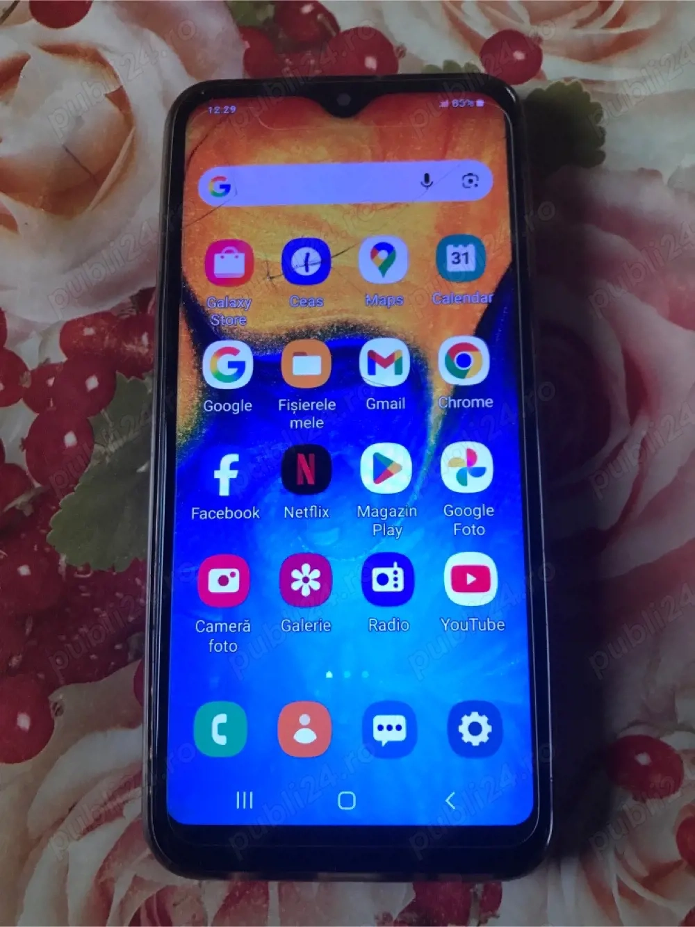 Vand tel samsung A20 e dual sim liber de retea 4G