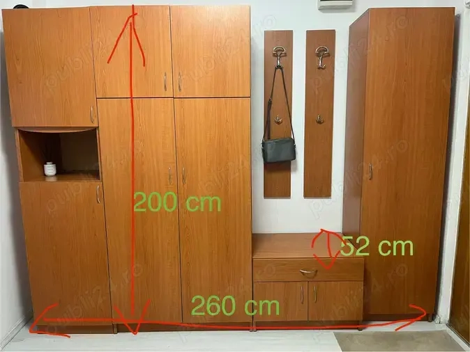 Mobilă pentru hol din PAL