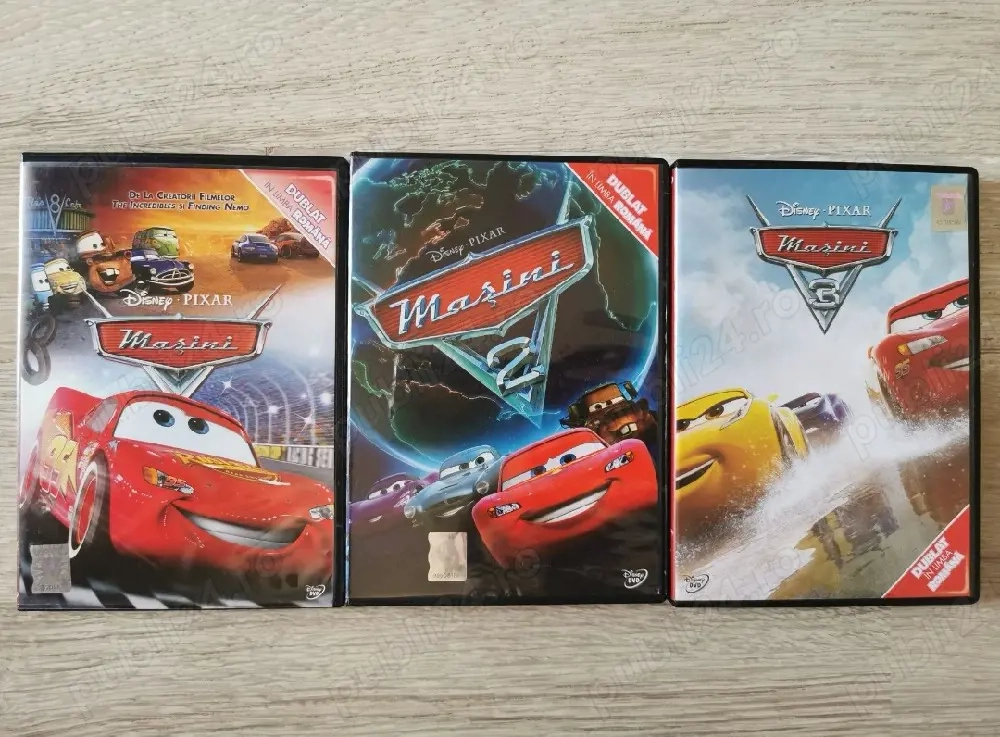 DVD Cars Fulger McQueen