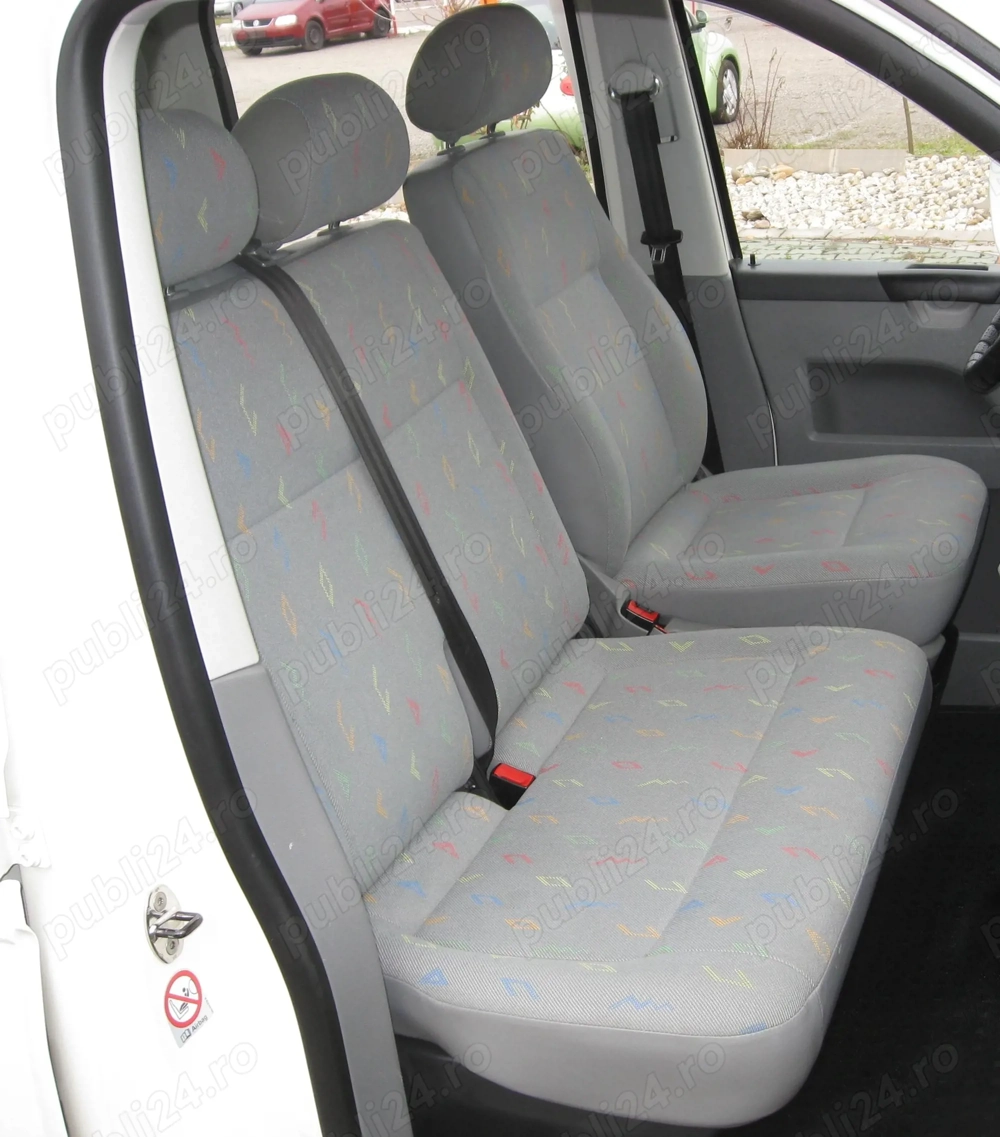 Bancheta dubla dreapta fata Vw T5 T6 T6.1 Transporter Caravelle Doka  Scaun dublu 2 locuri
