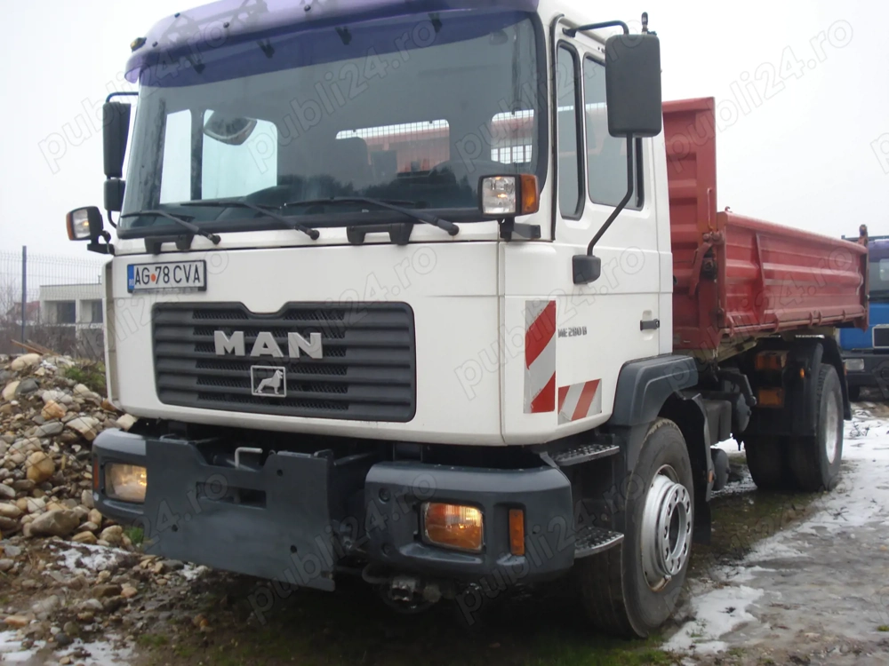 Basculanta ,basculabila pe 3 parti,Man 18.285MK,18 tone,propietar