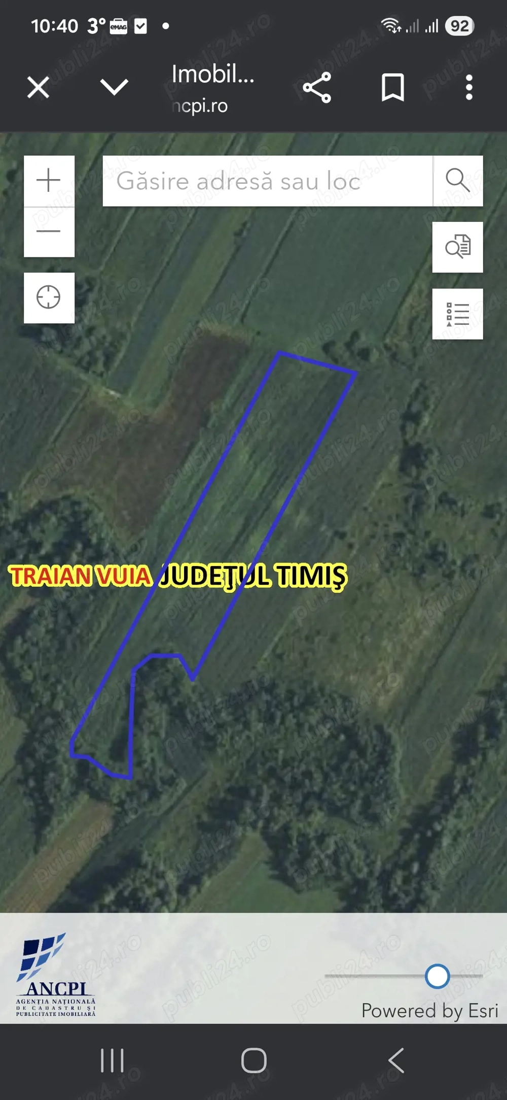 Vand 2.32 ha teren agricol compact Traian Vuia -Jupani, aproape de rau 18500 euro 