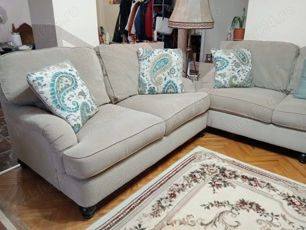 Set canapele Bourbon 3+2+1 super elegant și rafinat ,comod 