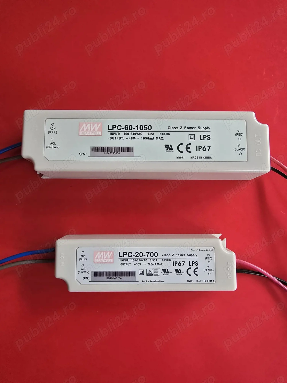 Alimentator Led, MEAN WELL LPC (20-700 si 60-1050)