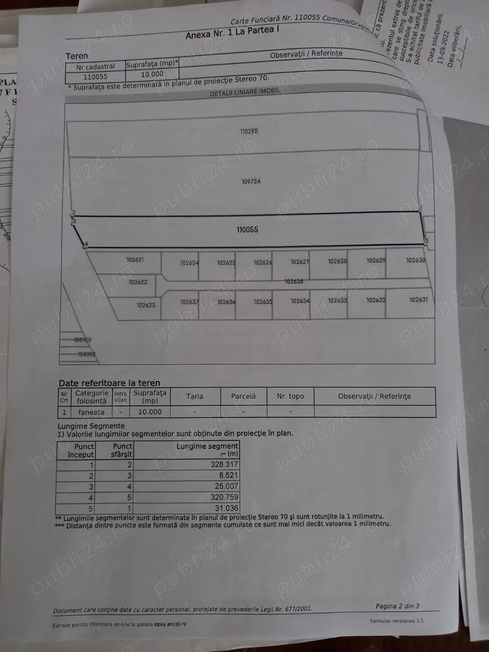 Vand teren Glajarie Rasnov 