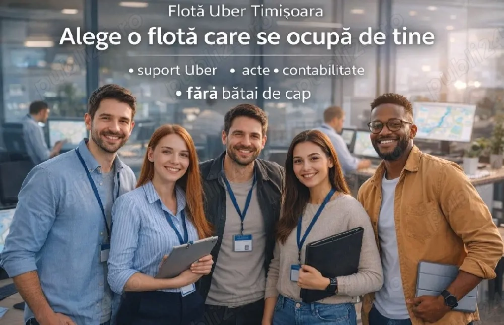 Flotă Uber Bolt Timișoara 