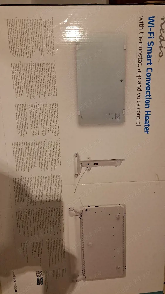 Wi-fi smart convection heater nedis