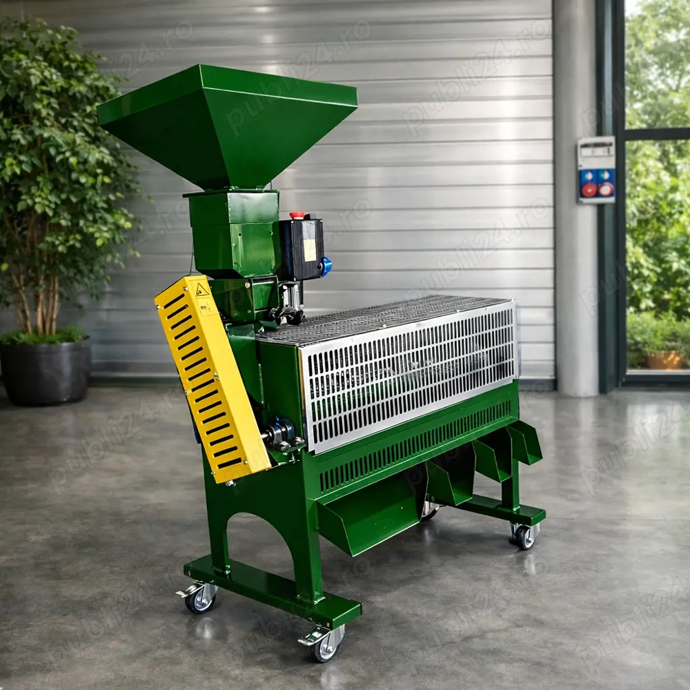 Utilaj pentru spart alunele si separat miezul de coaja