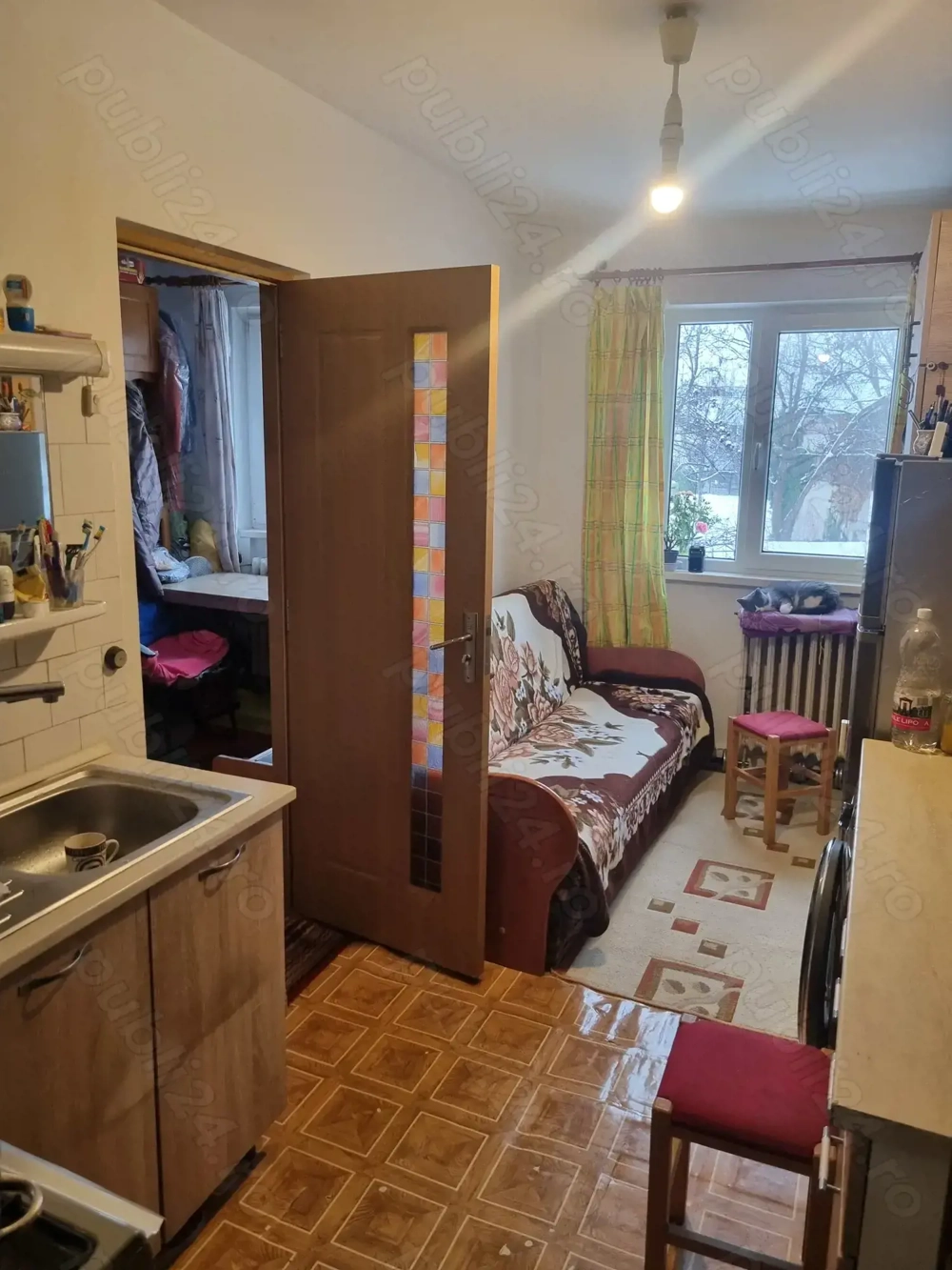 Garsonieră, compartimentată 