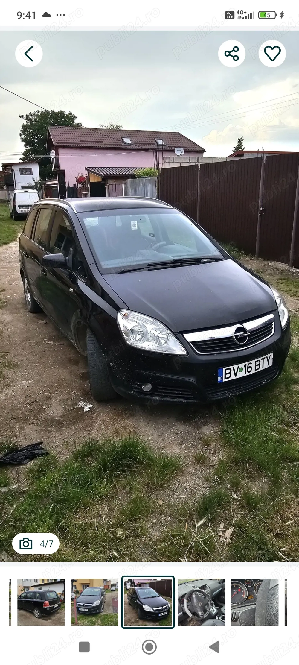 Vând Opel Zafira B 1.9CDTI