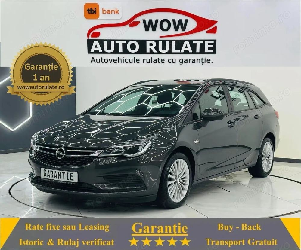 OPEL ASTRA 2016 1.6D E6 Garantie 12 Luni Rate Avans 0 Doar Cu Buletinul