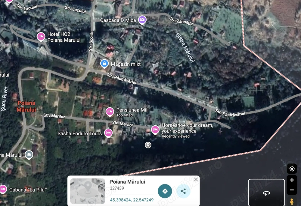 Teren intravilan Poiana Mărului   ieșire directă în pădure   zonă premium