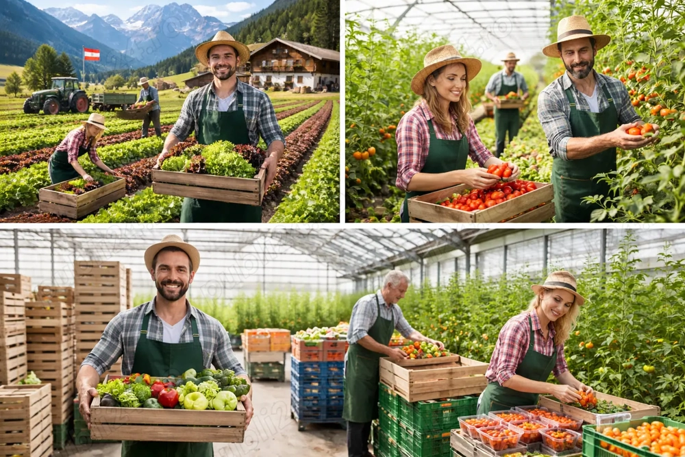 Angajam personal in agricultura in Austria