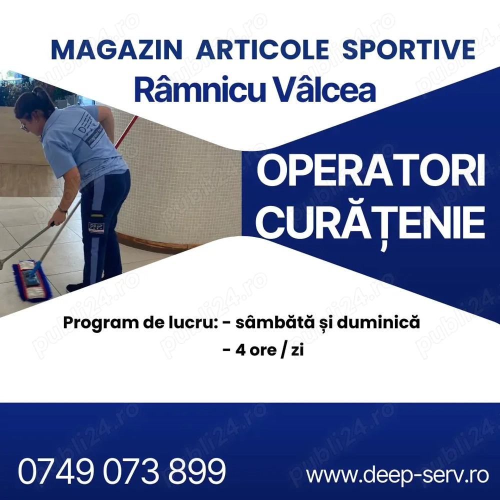Operatori Curatenie - Centru Comercial 