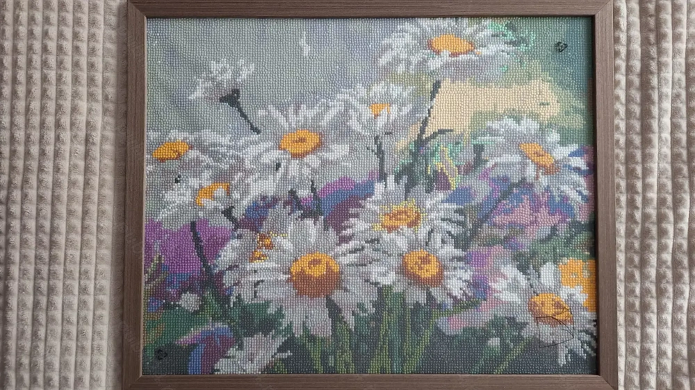 Vând goblenuri cu diamante, lucrate manual, 40 50 cm, cu rame