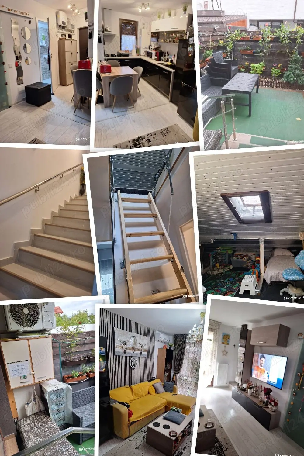 Doar Schimb casa insiruita 2021 P+1+pod in spate cartier Latin cu apart la bloc dupa 2010 