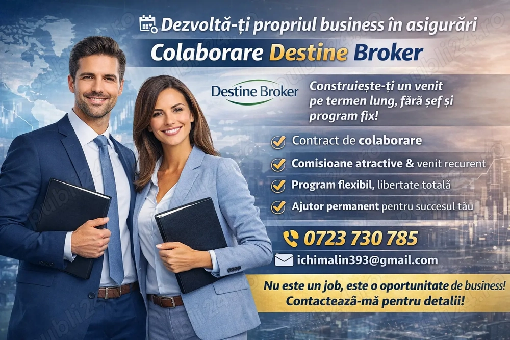 Dezvoltă-ți propriul business în asigurări   Colaborare Destine Broker