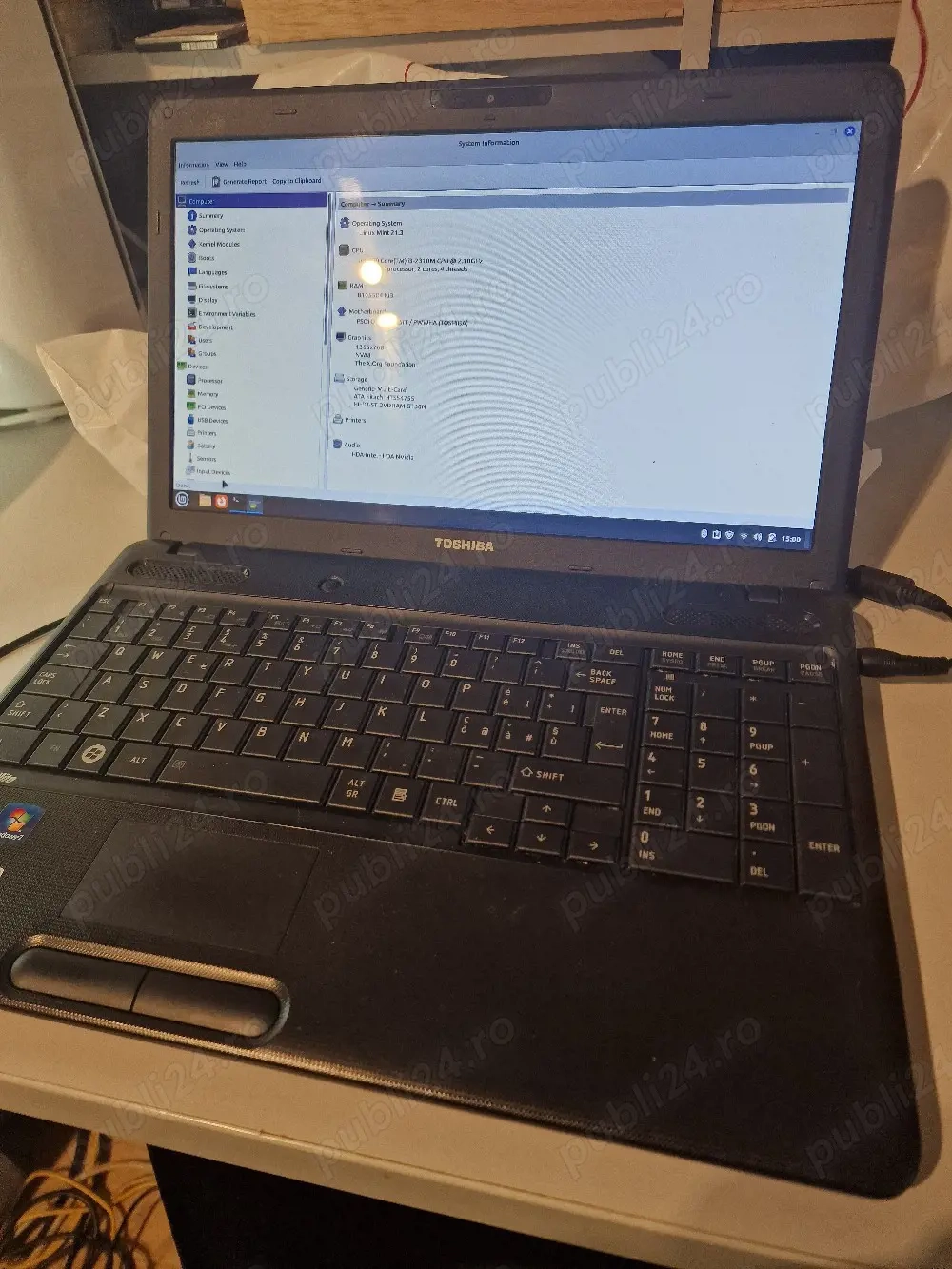 Laptop Toshiba C660