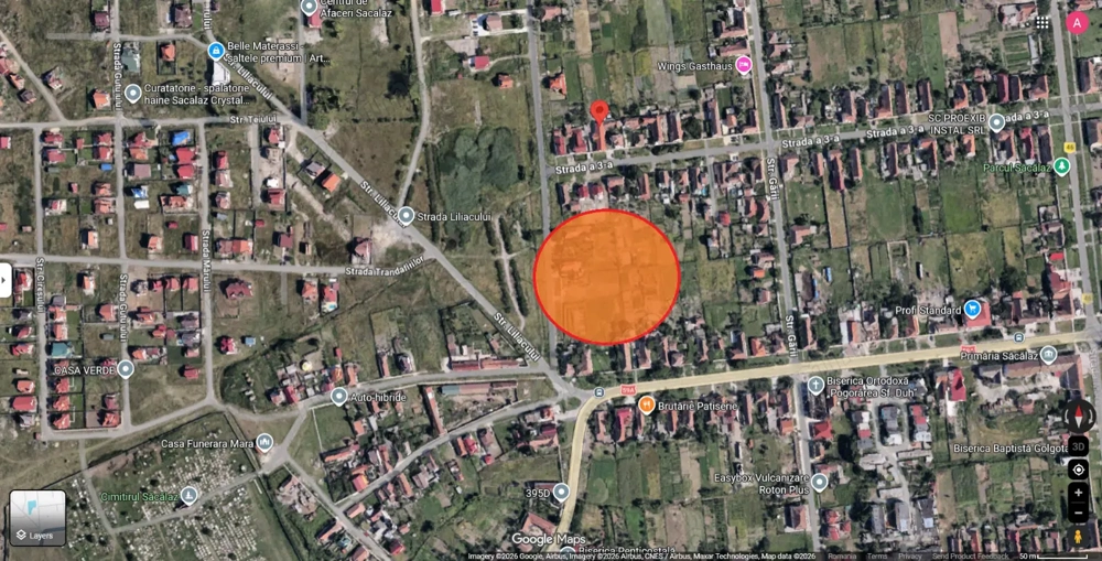   SUPER Oportunitate de investiție   Săcălaz, Vatra Satului