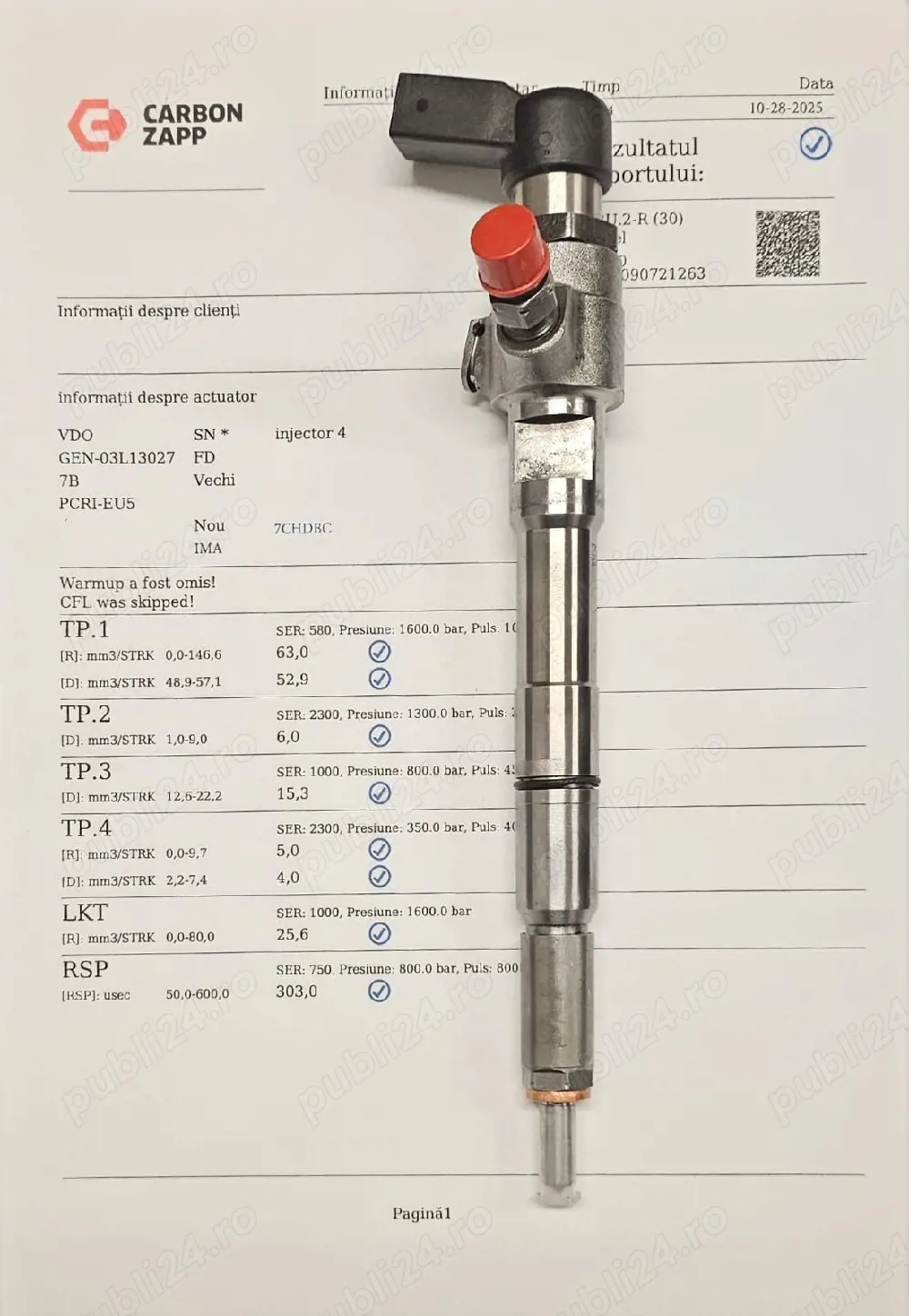 Injectoare noi si reconditionate