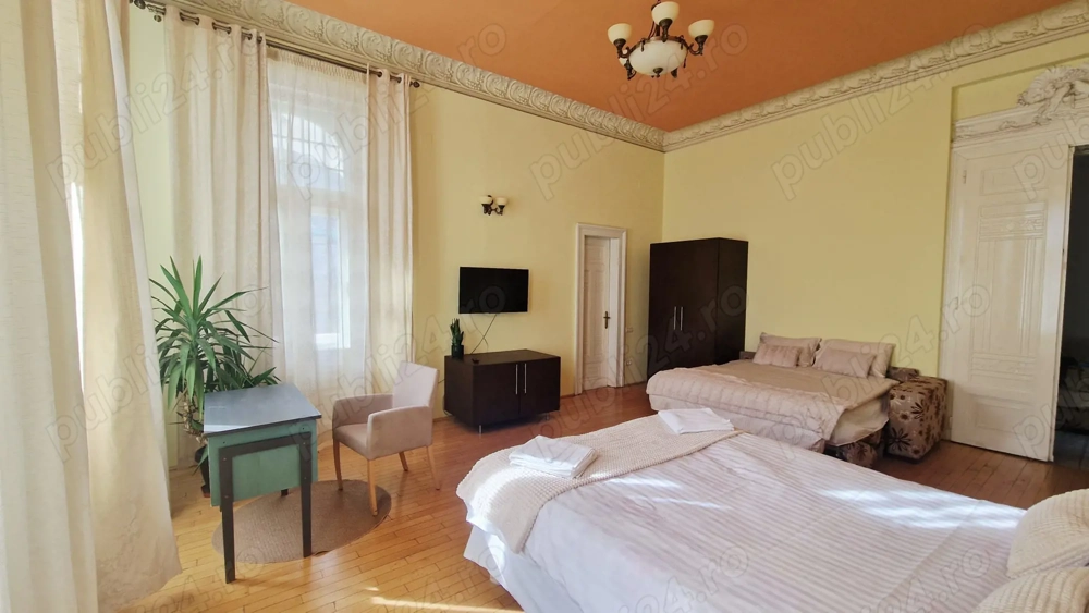 Regim hotelier-apartament 130 mp-parcare-pet friendly-centru Brasov 