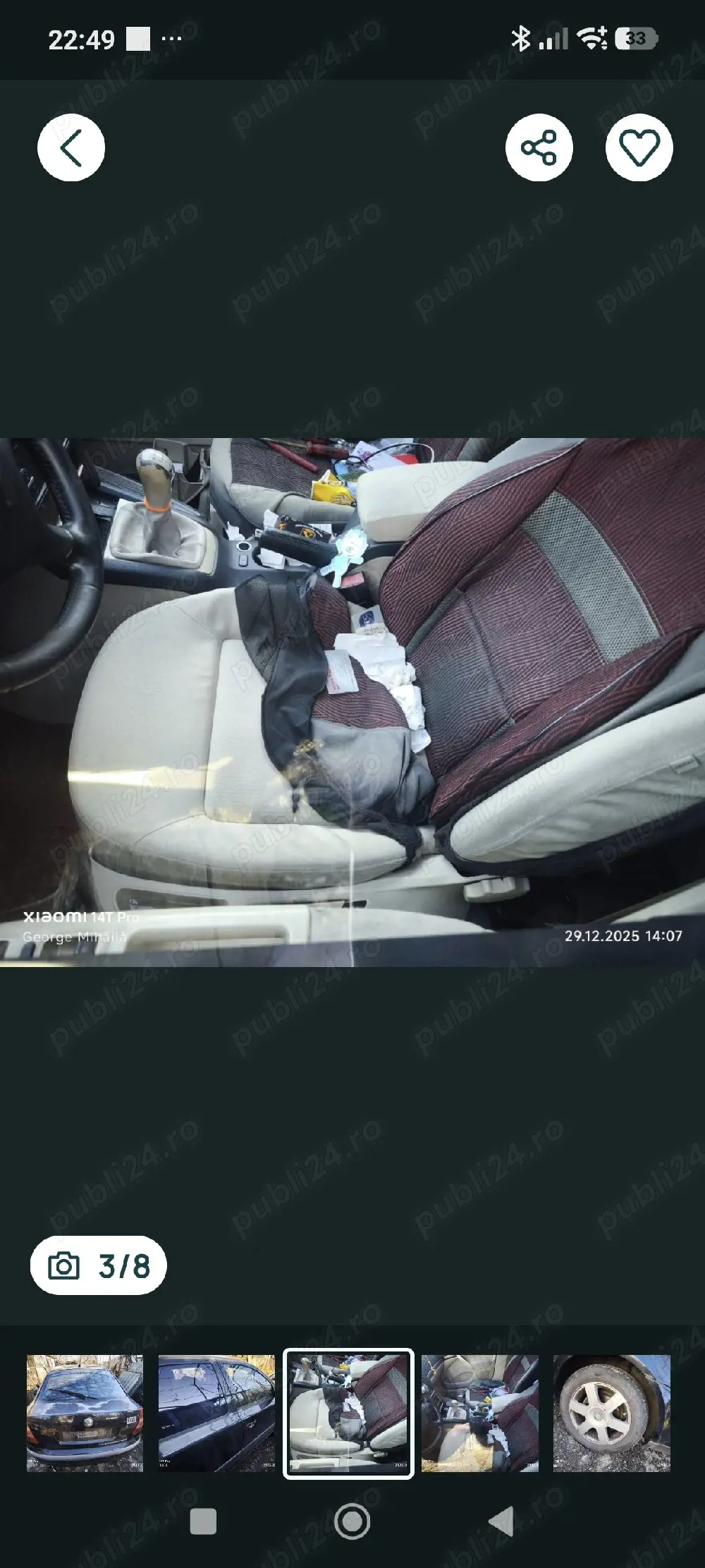 Dezmembrez Skoda Octavia 2 BKD