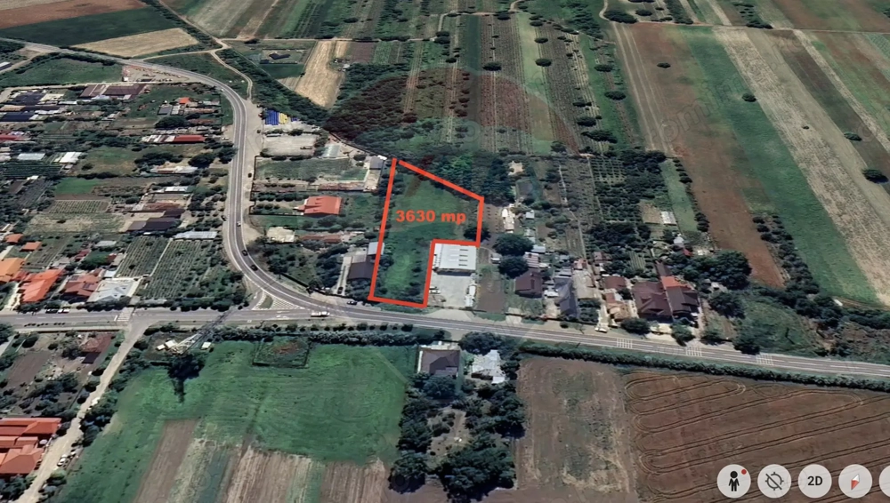 Teren 3,631mp Mandresti-Munteni / Drumul DN23