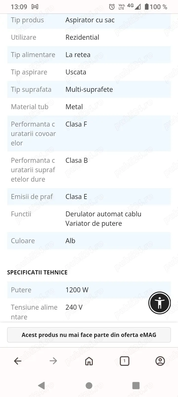 aspirator Rohnson 119 