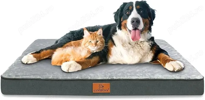 Pat ortopedic pentru câini de talie mare