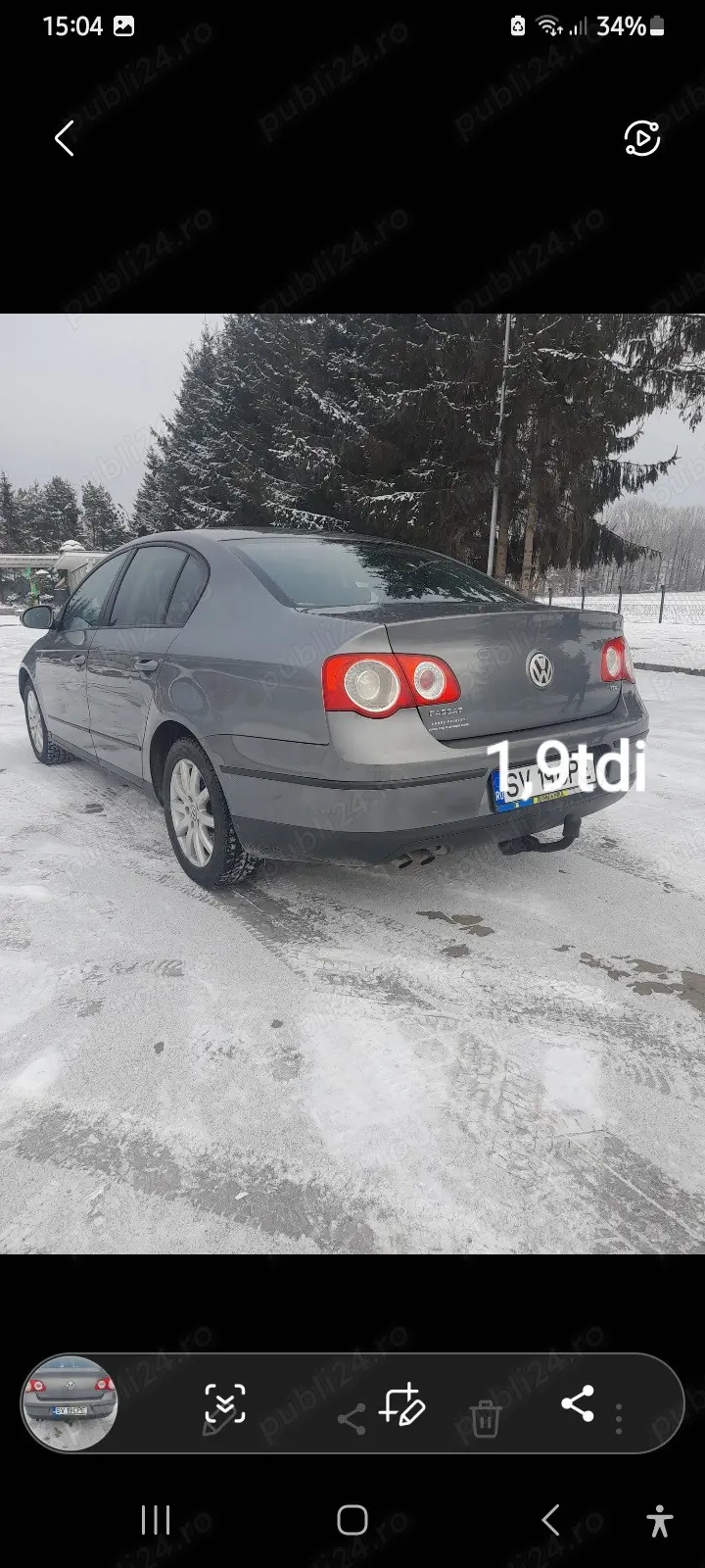 vw Passat berlină 1,9 tdi euro 4