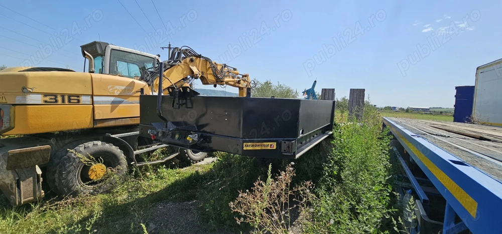 Trailer extensibil Faymonville 4 axe, rampe hidraulice