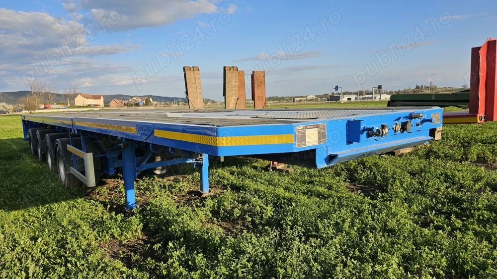 Semiremorcă extensibilă Broshuis 4 axe