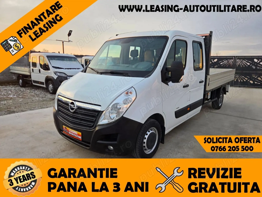 Opel Movano Doka 7 LOCURI+BENA L=3.20M
