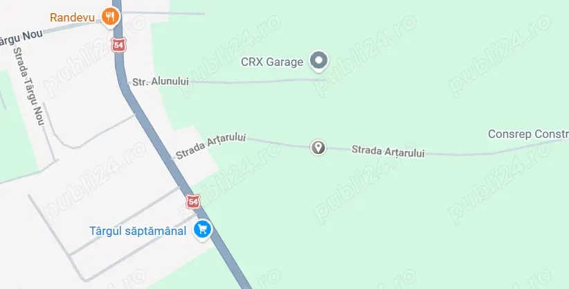 Teren intravilan cu ieșire la stradă