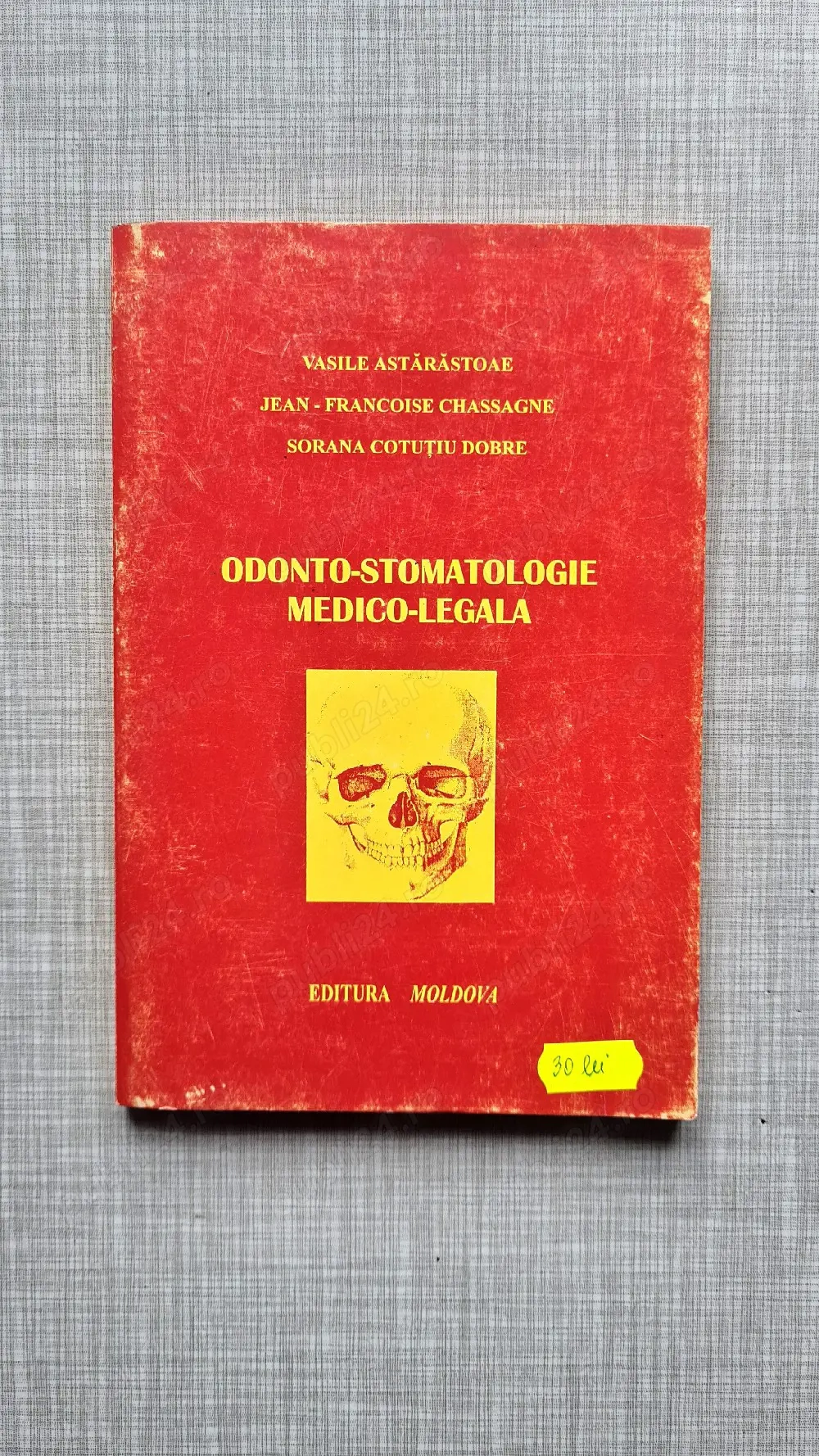 Odonto stomatologie medico legala Vasile Astarastoae 1995